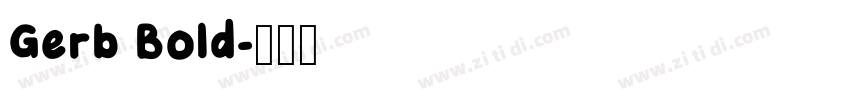 Gerb Bold字体转换
